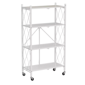 Estanteria plegable y con ruedas 4 estantes
