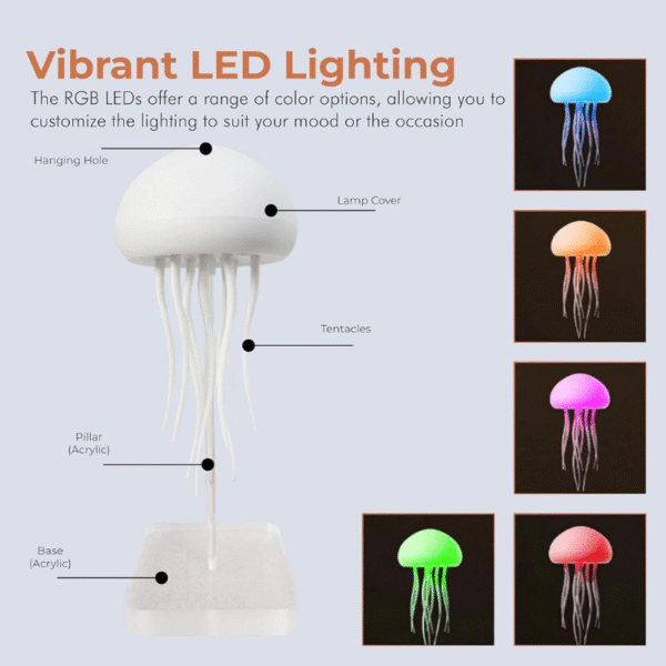🪼 Lámpara LED Medusa RGB - Image 2